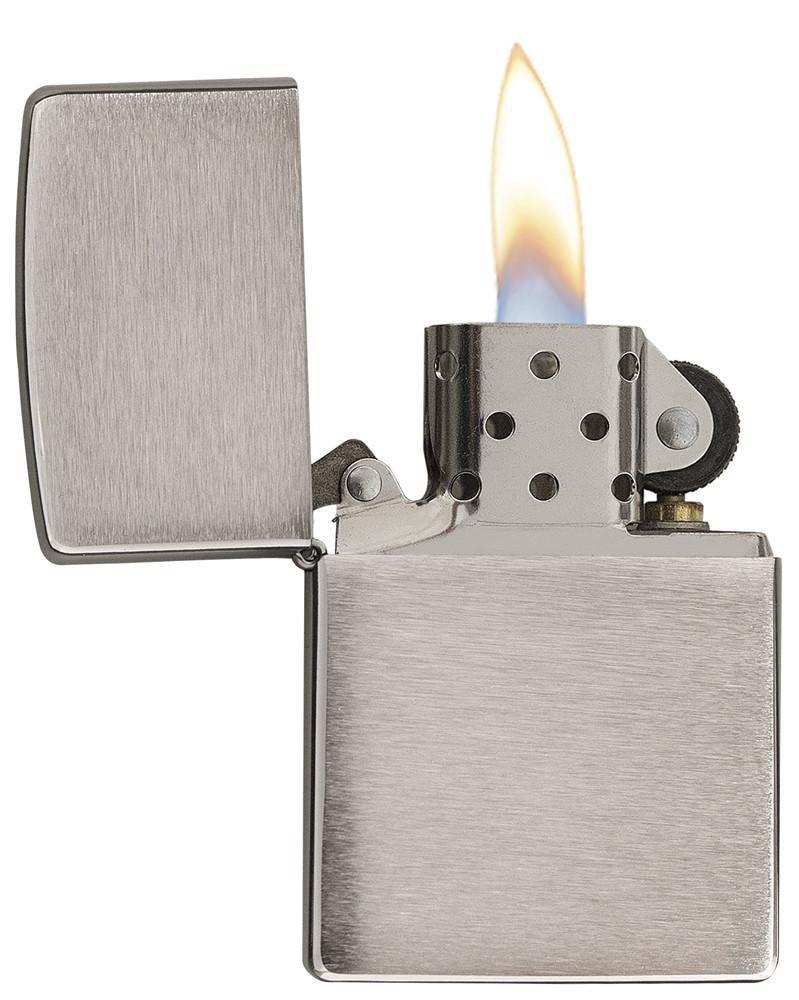 Zippo Classic Brushed Chrome Pocket Lighter Zippo